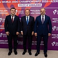 Виктор Лукашенко и Александр Стешенко, провели рабочую встречу с главой Международной федерации дзюдо IJF
