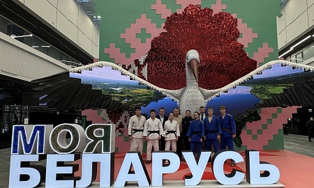Наши дзюдоисты приняли участие в выставке "Моя Беларусь" 